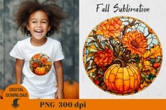 Fall Sublimation, Stained glass Sublimation, pumpkin Product Image 9