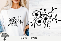 Flower svg, Wildflower, floral svg, Summer Product Image 1