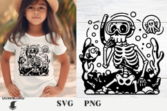 Summer skeleton svg, beach svg, beach skeleton, Summer Product Image 1