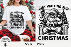 Santa svg Christmas svg, deer svg, Christmas ornamemt svg Product Image 1