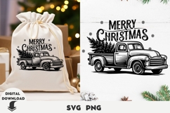 Retro Christmas, Christmas tree, Farmhouse Christmas Sign Product Image 1