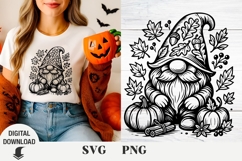 Fall Gnome, Thanksgiving, Pumpkin svg, Fall Product Image 1