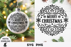 Christmas svg, Christmas ornament svg, Merry christmas svg Product Image 1