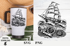 Sea svg, ship, summer svg, cruise svg Product Image 1