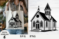 Church svg, Christian, Christmas svg, Nativity svg, Product Image 1