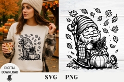 Gnome svg, Fall Gnome, Thanksgiving, Pumpkin svg, Fall Product Image 1