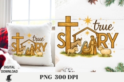 Christmas, Christmas Cross, nativity, Cross, Religious Product Image 2