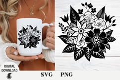 Flower svg, wildflowers, floral svg, Summer Product Image 1