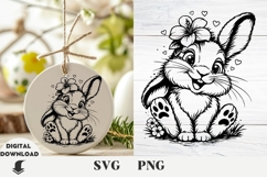 Bunny svg, Easter Bunny, Easter svg Product Image 1