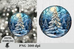 Christmas Ornaments Sublimation Bundle, Stained glass Product Image 4