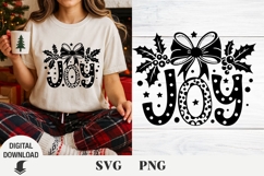 Joy svg, Christmas svg, Joy lettering svg, sublimation Product Image 1