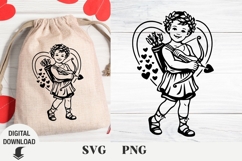 Retro Valentine svg, Love svg, Heart svg, Valentine svg, Product Image 1