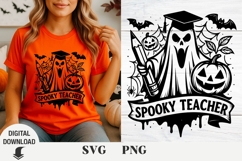 Halloween Teacher svg, Spooky Teacher, Ghost Teacher Product Image 1