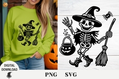 Skeleton Svg, Halloween svg, spooky vibes, Scull Svg Product Image 1
