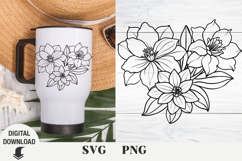 Flower svg, wildflowers, floral svg, Summer Product Image 1