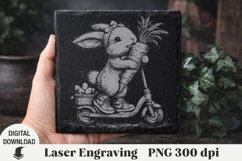 Easter Laser Engraving, Easter bunny Engraving file PNG Product Image 3