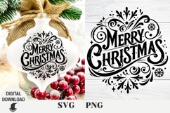 Christmas svg, Christmas ornament svg, Merry christmas svg Product Image 1