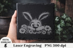 Easter Laser Engraving, Easter bunny Engraving file PNG Product Image 1