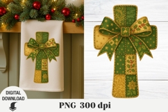 Christmas, Christmas Cross Patchwork, nativity, religious Product Image 5