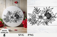 Flower svg, wildflowers, floral svg, Summer Product Image 1