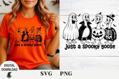 Halloween, spooky vibes, Goose svg, Halloween SVG Product Image 1