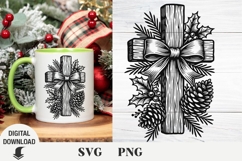 Christmas Cross, nativity, Cross, Religious Christmas Product Image 1