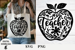 Teacher svg ,school svg, apple svg, Back To School svg Product Image 1