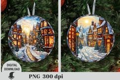Christmas Ornaments Bundle, Sublimation, Stained glass Product Image 2