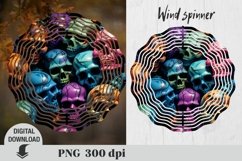 Halloween wind spinner, skull wind spinner Product Image 4