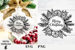 Christmas svg, Christmas ornament svg, Merry christmas svg Product Image 1