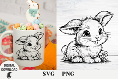 Bunny svg, Easter Bunny, Easter svg Product Image 1