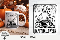 Halloween, spooky vibes, Ghost svg, Halloween SVG Product Image 1