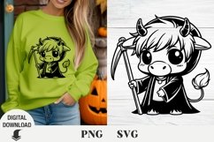 Halloween svg, Highland Cow Halloween svg, Cow svg Product Image 1