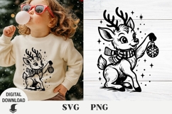 Christmas deer Bundle svg, cute deer, baby Christmas svg Product Image 11