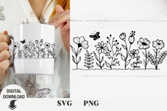 Flower svg, wildflowers, floral svg, Summer Product Image 1