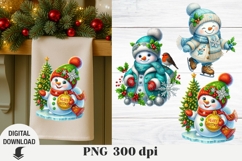 Christmas, Snowman, Cute Snowman svg, Merry Christmas Product Image 1