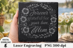 Mother's day Laser Engraving, Mama Engraving file PNG Product Image 1