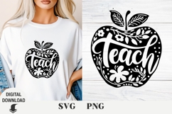 Teacher svg ,school svg, apple svg, Back To School svg Product Image 1