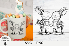 Easter Bunny, Bunny svg, Easter svg Product Image 1