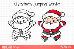 Christmas Santa Claus. SVG, PNG, EPS. Cut file. Product Image 1