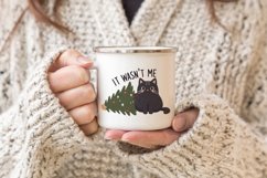 Funny cat celebrates Christmas.Stickers and Sublimation PNG. Product Image 7