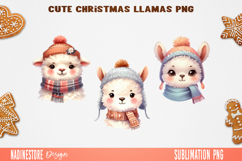 Christmas Watercolor Characters Clipart Bundle PNG Product Image 17