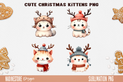 Christmas Watercolor Characters Clipart Bundle PNG Product Image 16