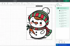Cute baby snowman. SVG, PNG, EPS. Cut file. Product Image 2