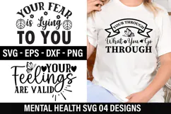 Mental Health SVG Design - Mental Health T-shirt Design Product Image 1