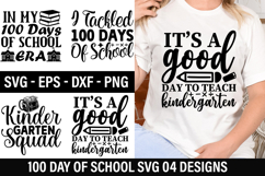 100 Days Of School SVG Design - High Quality File Product Image 1