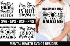 Mental Health SVG Design - Mental Health T-shirt Design Product Image 1
