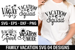 Family Vacation SVG Design - Vacay Vibes Product Image 1