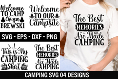 Camping SVG Design - Camping T-Shirt Design Product Image 1