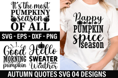 Autumn Quotes SVG Design - Autumn T-Shirt Design Product Image 1